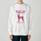 onehappinessのミニチュアピンシャー デイジー 2023　【One:Happiness】 Heavyweight Crew Neck Sweatshirt