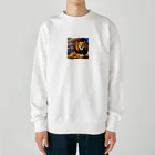 hiro358358のかわいいライオン Heavyweight Crew Neck Sweatshirt