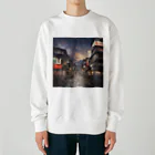 インスピレーションshopの日本の街並み Heavyweight Crew Neck Sweatshirt