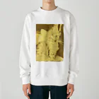 金色猫のキラキラネコ Heavyweight Crew Neck Sweatshirt