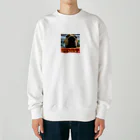 UDKshopのアメリカンピットブルのスポット君のグッズ Heavyweight Crew Neck Sweatshirt