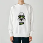 geshicoのcat ハッカー　 Heavyweight Crew Neck Sweatshirt