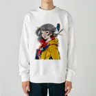 大正レトロJYOSIの大正レトロJYOSI　レイナ Heavyweight Crew Neck Sweatshirt