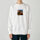 グッドグッズのかわいい鳥のイラストグッズ Heavyweight Crew Neck Sweatshirt