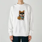 lilymummy リリマミのイカした柴犬 Heavyweight Crew Neck Sweatshirt