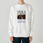 show.のNEWS PAPER Heavyweight Crew Neck Sweatshirt