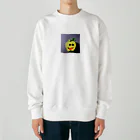 にゃーんの生きたリンゴ Heavyweight Crew Neck Sweatshirt