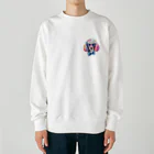 dogsdream8246のプードルめがね Heavyweight Crew Neck Sweatshirt