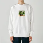 cunissaのドット絵古の祭壇 Heavyweight Crew Neck Sweatshirt