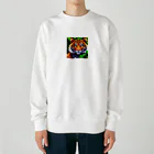 KAWAKAMI-SENTAROUの勇者ピクセルタイガー Heavyweight Crew Neck Sweatshirt