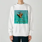 MOMOTAKAショップの海のかけら - ピグとバード Heavyweight Crew Neck Sweatshirt