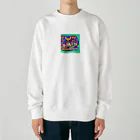 チワワ愛好家ショップのクッキー王国の謎☆チワワの異次元冒険 Heavyweight Crew Neck Sweatshirt