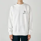 シンプルライフのシンプルライフ　ー読書をする人ー Heavyweight Crew Neck Sweatshirt