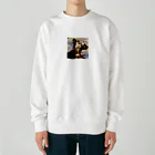 尿蛋白の戦国武将 Heavyweight Crew Neck Sweatshirt