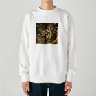 TAIYO 猫好きの太陽アート加工 Heavyweight Crew Neck Sweatshirt