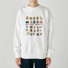 Yaya-rrの野菜の怪物たち Heavyweight Crew Neck Sweatshirt