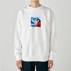 バーチャルライフ。のバーチャル少女 Heavyweight Crew Neck Sweatshirt