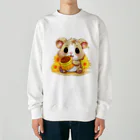 南国のあざらしのはむちゃん Heavyweight Crew Neck Sweatshirt