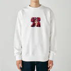 henreの海賊の少女 Heavyweight Crew Neck Sweatshirt