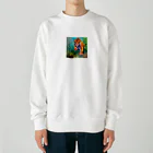 Taiwan_CreatorのTiger Heavyweight Crew Neck Sweatshirt