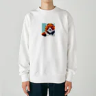 エリー💎好きで稼ぐ副業ソムリエ社長のレッサーパンダグッズ Heavyweight Crew Neck Sweatshirt