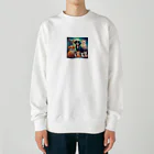 0413otoの可愛いペットたちのグッズです。 Heavyweight Crew Neck Sweatshirt