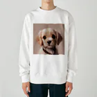 kunkun1048のめちゃカワ犬 Heavyweight Crew Neck Sweatshirt