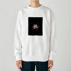 yusaki55maikingのアブストラクトタイポグラフィ Tシャツ Heavyweight Crew Neck Sweatshirt