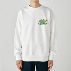 笑顔と笑顔の架け橋🌈の愛と癒しのかえるくん Heavyweight Crew Neck Sweatshirt