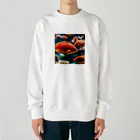 DapperMixの珊瑚の楽園、美魚群グッズ Heavyweight Crew Neck Sweatshirt