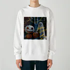 いらすとグッズのハッピーハロウィン Heavyweight Crew Neck Sweatshirt