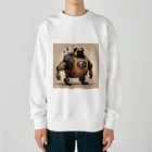 PUGおやじのロボパグ出動 Heavyweight Crew Neck Sweatshirt