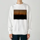 Mi-NtOの夕焼け Heavyweight Crew Neck Sweatshirt