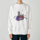 ほわいとくろーばーのライトバイト Heavyweight Crew Neck Sweatshirt