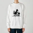  cat Holmesのdaily life at home Heavyweight Crew Neck Sweatshirt