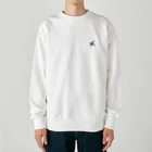 らくがき子さんのものづくり工房の夕日とトリたち Heavyweight Crew Neck Sweatshirt