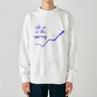 xwwのシンプルグラフ　 Heavyweight Crew Neck Sweatshirt