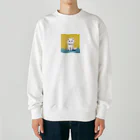 The Triplets Kkittensの三つ子ネコのレモ Heavyweight Crew Neck Sweatshirt