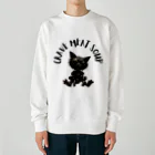 CRAVE MEAT SOUPの#Cyber Cat Heavyweight Crew Neck Sweatshirt