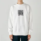 YoMiTの有名な観光スポットイメージ画像：ケベックシティ（カナダ、ケベック州） Heavyweight Crew Neck Sweatshirt