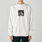 YoMiTの有名な観光スポットイメージ画像：イスタンブールのアヤソフィア（トルコ） Heavyweight Crew Neck Sweatshirt