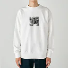 YoMiTの 有名な観光スポットイメージ画像：チチェン・イッツァ（メキシコ） Heavyweight Crew Neck Sweatshirt