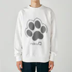 WebArtsの肉球をモチーフにしたオリジナルブランド「nikuQ」（犬タイプ）です Heavyweight Crew Neck Sweatshirt