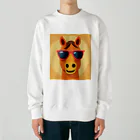 DAIMAZIN ～大魔神～のサングラスとヒヒー君・セカンド Heavyweight Crew Neck Sweatshirt