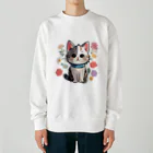 ManmaruShopのちびねこシリーズ4 Heavyweight Crew Neck Sweatshirt