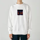 pinopiyo08の夜景 Heavyweight Crew Neck Sweatshirt