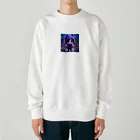 AIojisanのパンダのともくん Heavyweight Crew Neck Sweatshirt