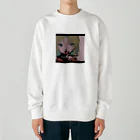 ｳﾉﾒﾉｳのかにばちゃん ふたりめ Heavyweight Crew Neck Sweatshirt