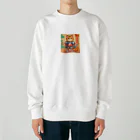 人生Storeの勇者猫 Heavyweight Crew Neck Sweatshirt