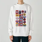 だるまかじーのみせの賑やかホ〜ロ〜 Heavyweight Crew Neck Sweatshirt